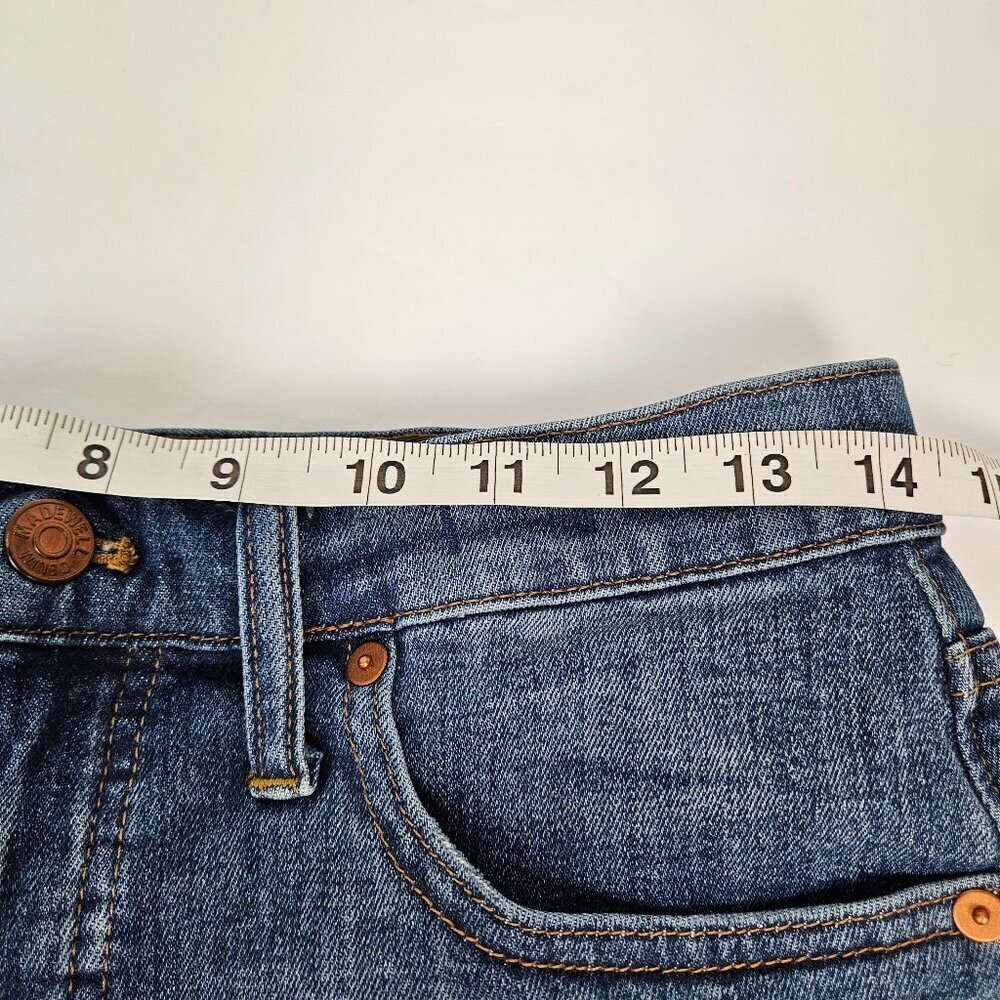 Madewell High-Rise Denim Short Glenoaks Wash Custom DIY Cutoffs 28 - Picture 2 of 10